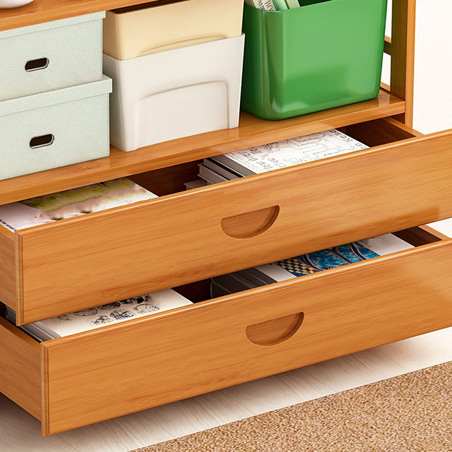 Contemporary 2 - Drawer Accent Chest, Rectangle Lacquered Chest in Natural
