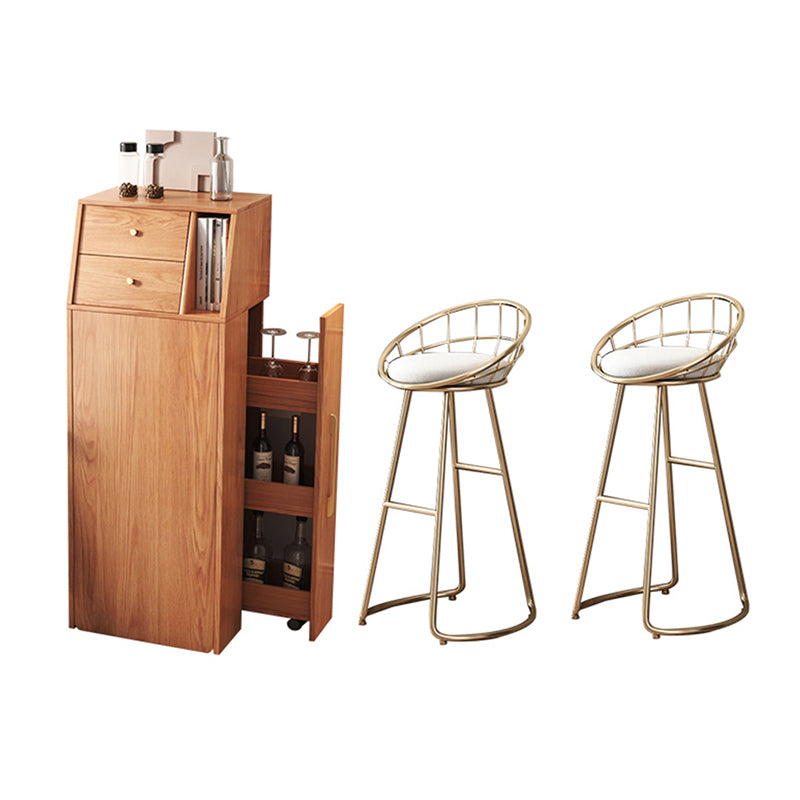 1/2/3 Pieces Table and Stool Set Wood Rectangular Pub Dining Set