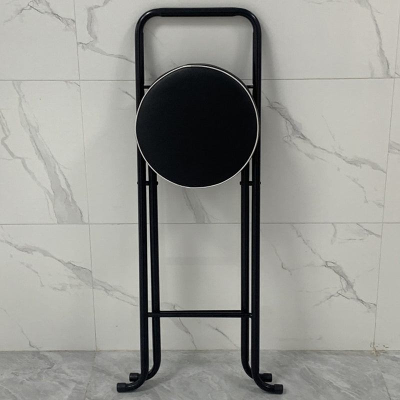 Contemporary Indoor Bar Stools Folding Counter Stool with Metal Legs