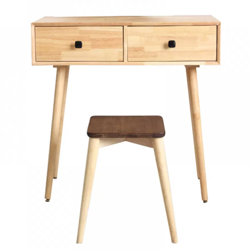 Contemporary Solid Wood Make-up Vanity Home Vanity Desk with Mirror