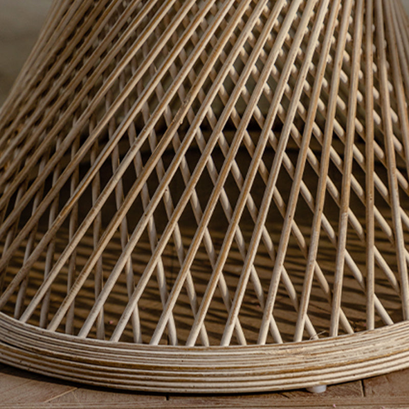 Rustic Corner Table Round Pedestal Distressed Accent Side Table