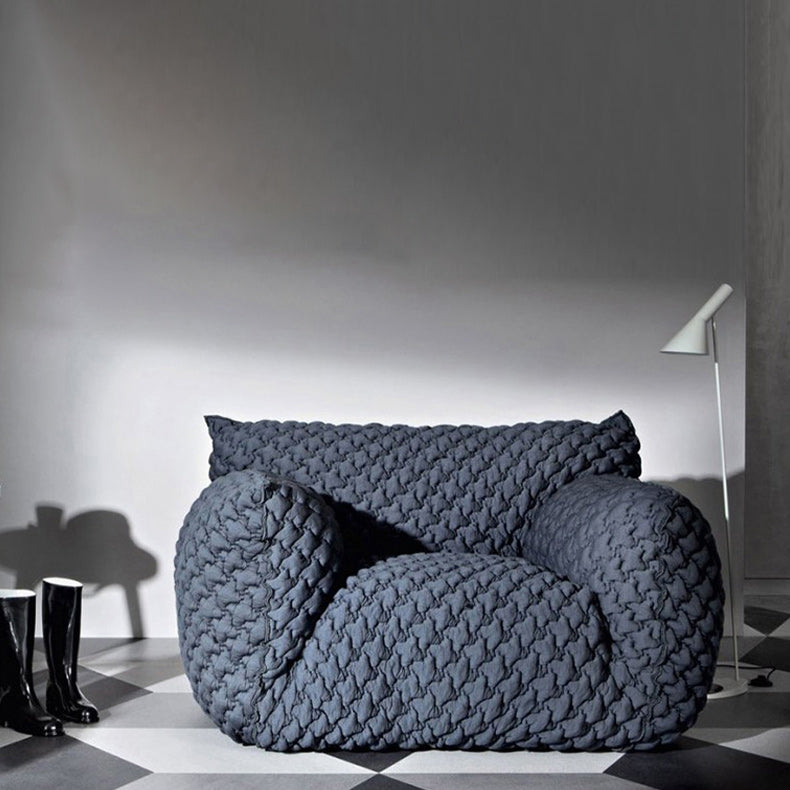 39.3" Wide Contemporary Style Single Sofa Chair Polyester Blend Arm Chair