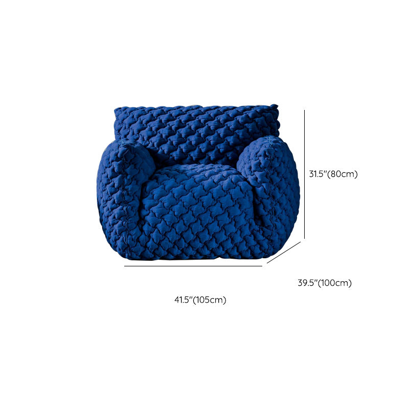 39.3" Wide Contemporary Style Single Sofa Chair Polyester Blend Arm Chair