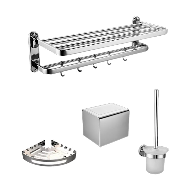 Modern Stainless Steel Bathroom Accessory Kit Towel Bar Paper Holder Bath Hardware Set