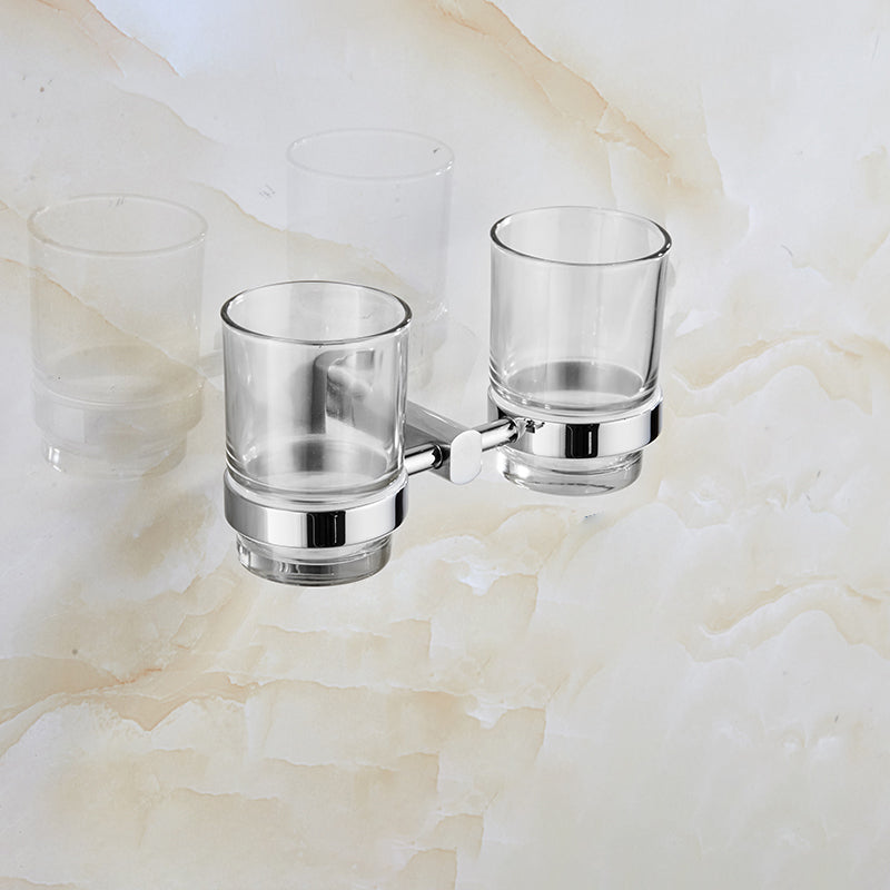 Modern Bath Hardware Set Stainless Steel Bath Shelf Towel Bar Bathroom Accessory Kit