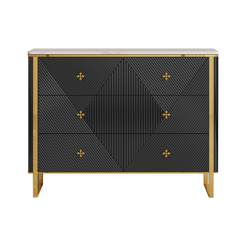 13.65-inch W Contemporary Storage Chest Dresser Stone Dresser