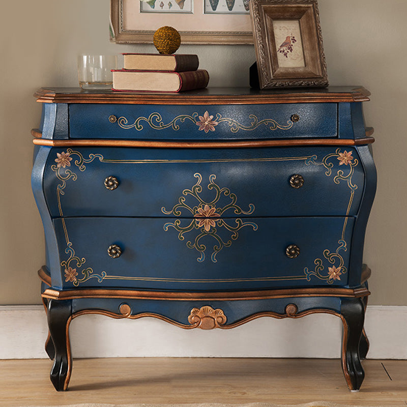 Traditional Storage Chest Solid Wood Dresser with 2/3 Drawers