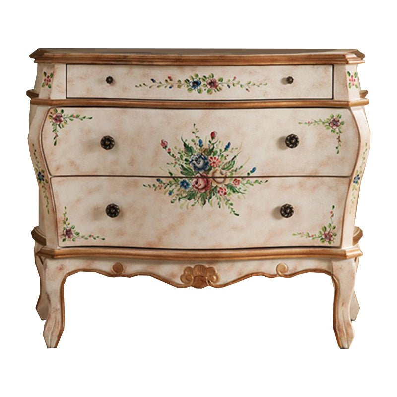 Traditional Storage Chest Solid Wood Dresser with 2/3 Drawers