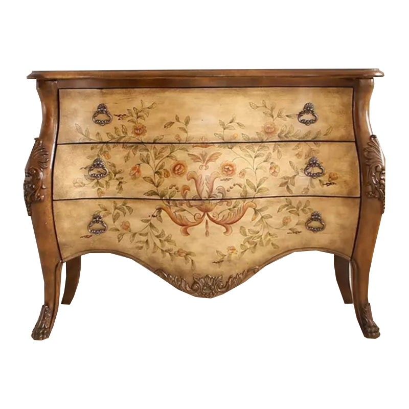 Traditional Storage Chest Solid Wood Dresser with 2/3 Drawers