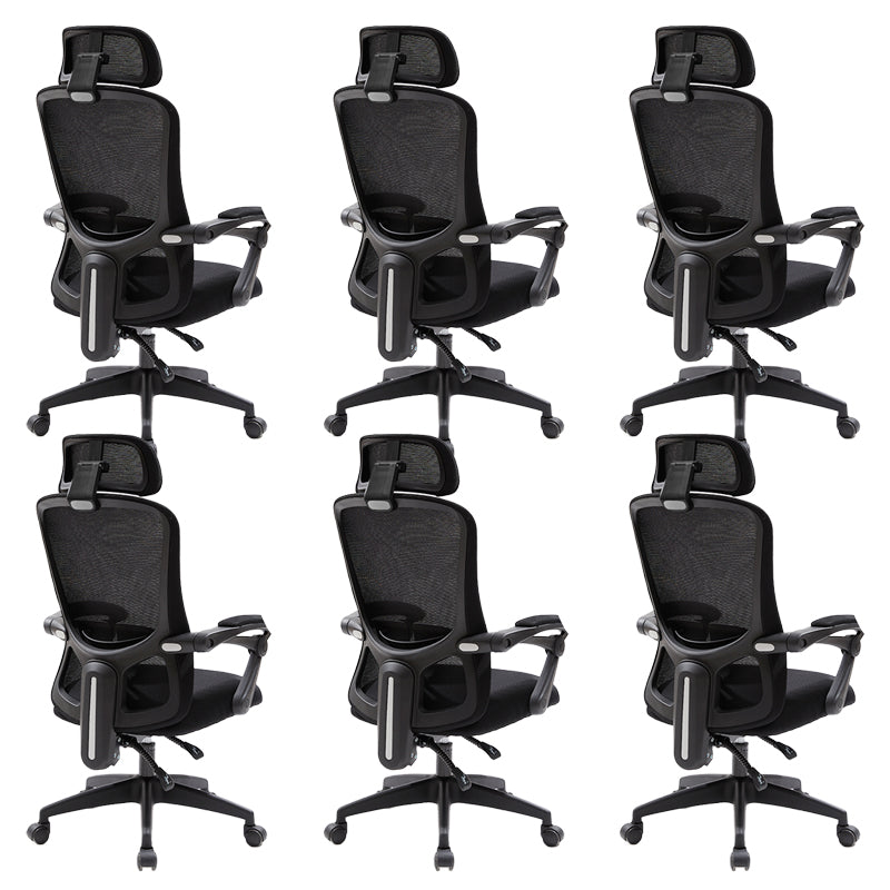 Modern Office Chair Tilt Mechanism No Distressing Ergonomic Desk Chair with Wheels