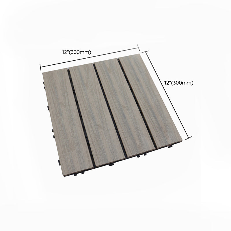 Deck Plank Loose Lay Manufactured Wood Outdoor Flooring Decking Tiles