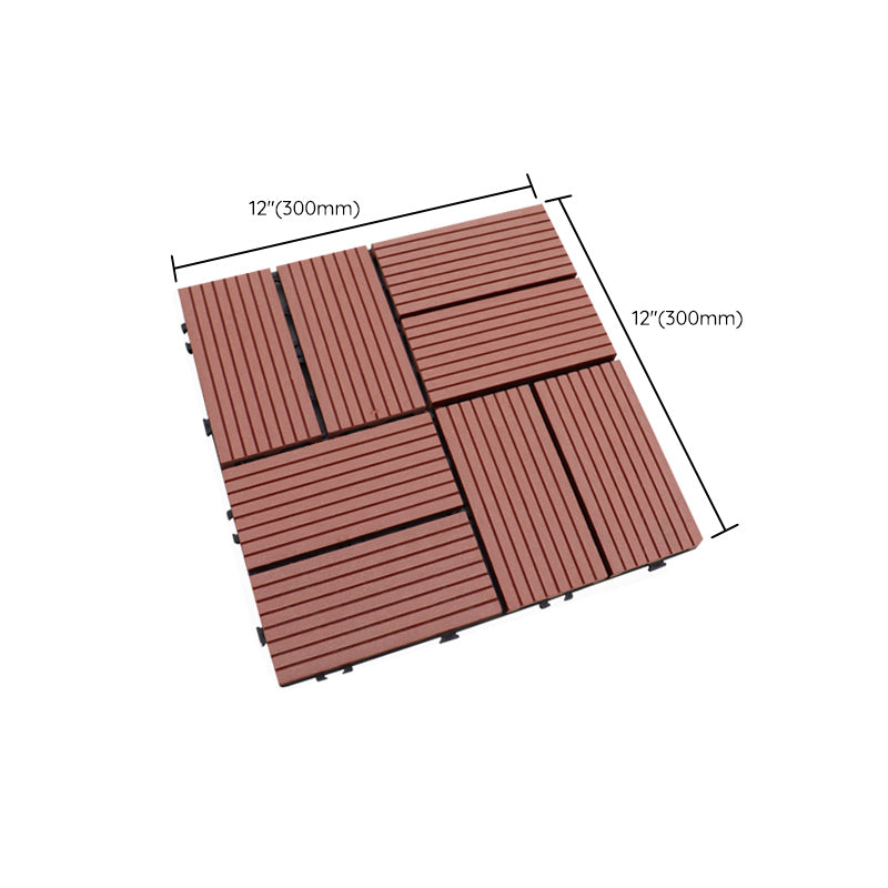 Deck Plank Loose Lay Manufactured Wood Outdoor Flooring Decking Tiles