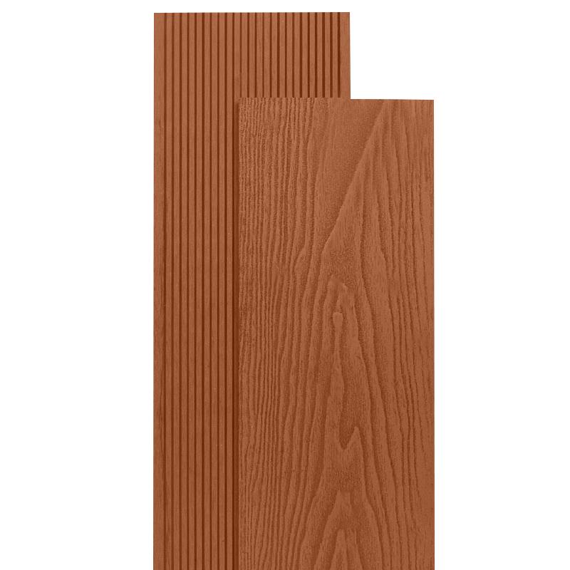 Composite Deck Plank Solid Color Wire Brushed Deck Tiles for Outdoor