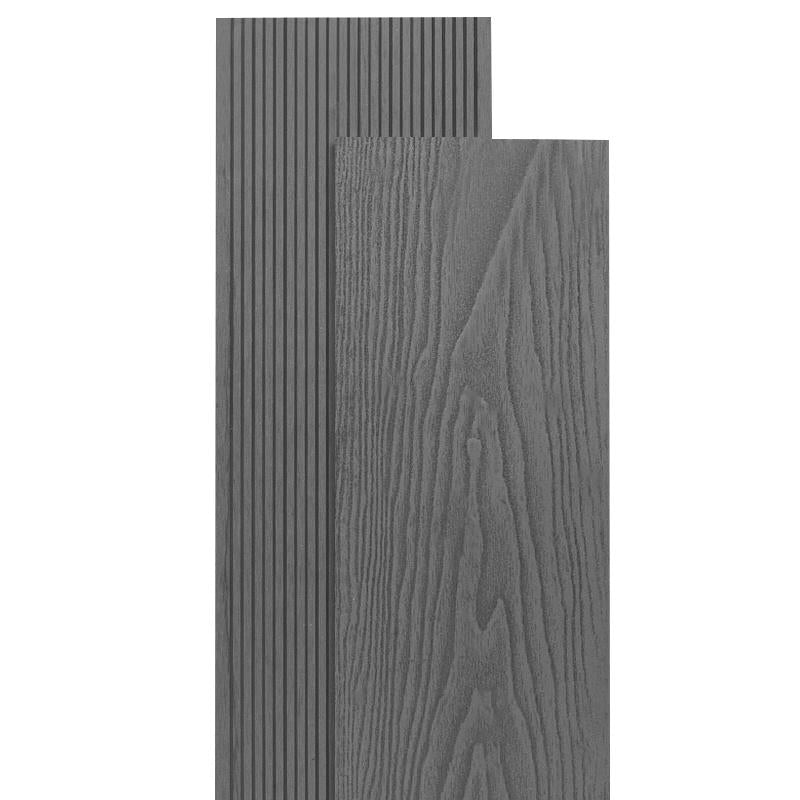 Composite Deck Plank Solid Color Wire Brushed Deck Tiles for Outdoor