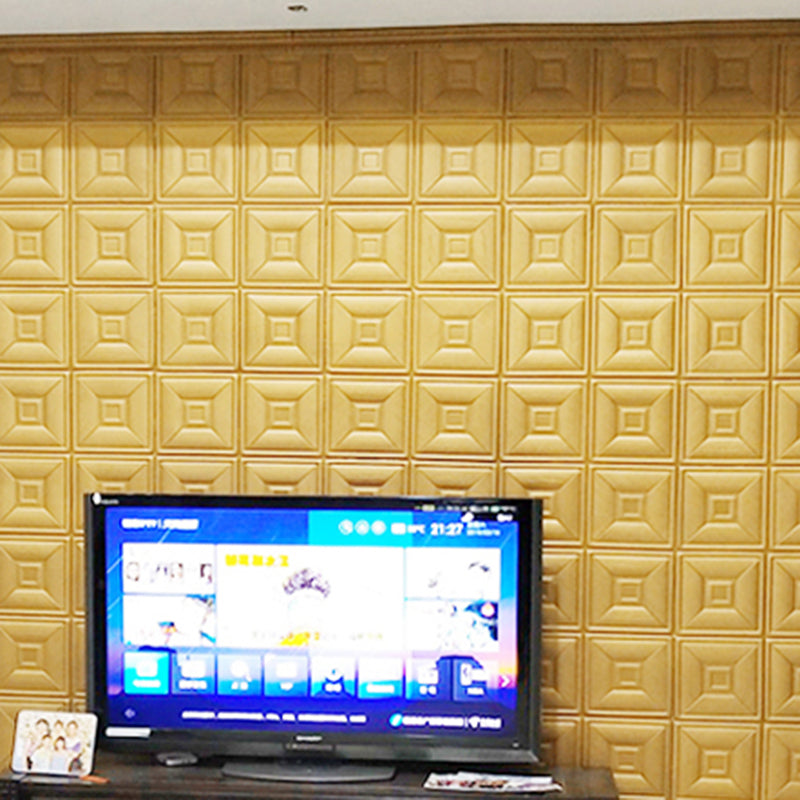 3D Wall Plate Gorgeous Style Simple Home Living Room Wall Panel (10-Pack)