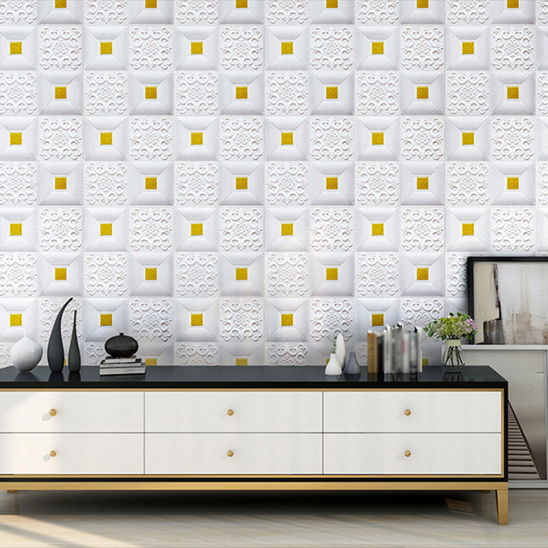 3D Wall Panel Modern Simple Home Living Room Wall Plate (10-Pack)