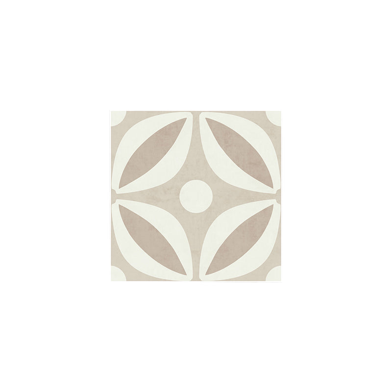 Square Stain Resistant Peel & Stick Tile with Pattern Single Tile for Backsplash Wall