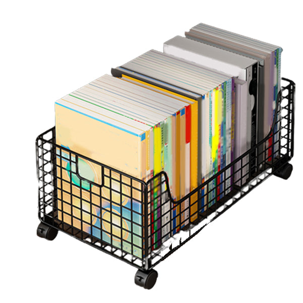 Closed Back Standard Kids Bookcase Scandinavian Bookshelf Metal