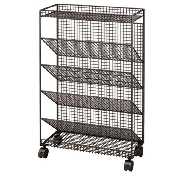 Closed Back Standard Kids Bookcase Scandinavian Bookshelf Metal