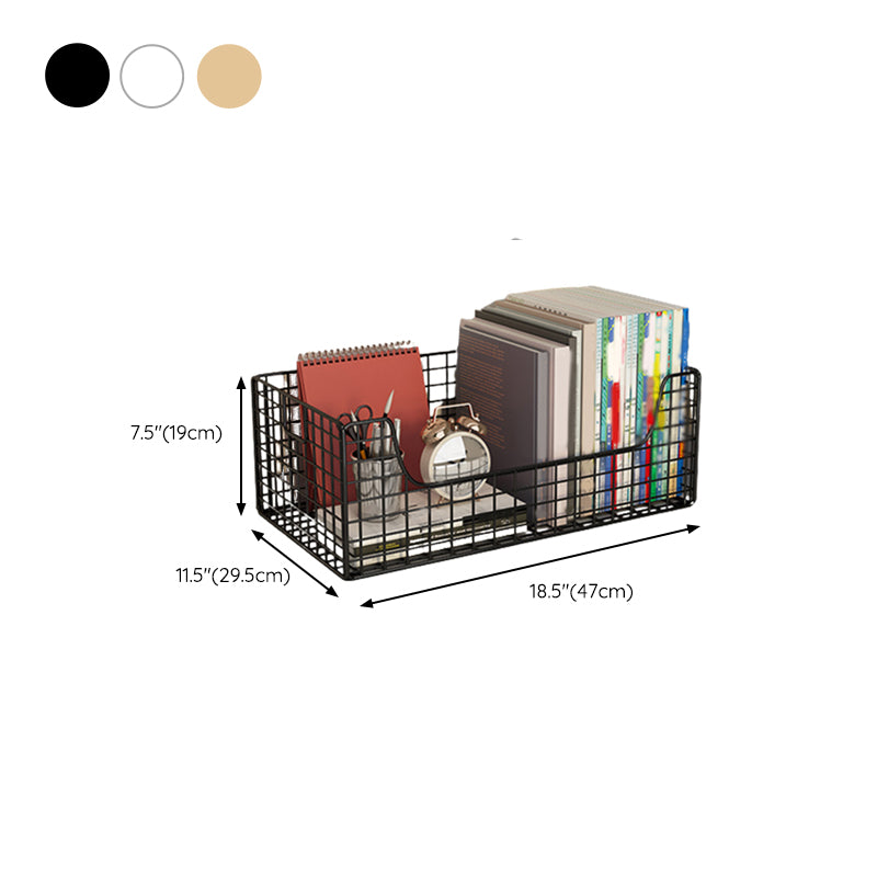 Closed Back Standard Kids Bookcase Scandinavian Bookshelf Metal