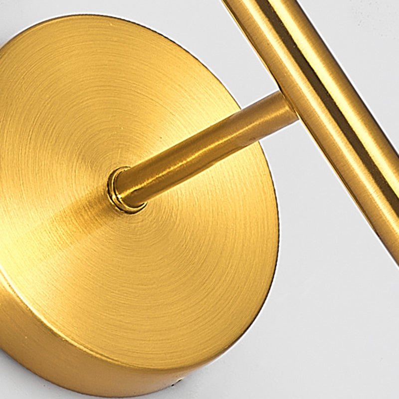 Modern Simple Vanity Light Ball Shape Vanity Lamp with Glass Shade for Bedroom