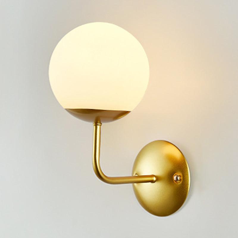 Nordic Style Metal Vanity Light Ball Shape Vanity Lamp for Shower Room