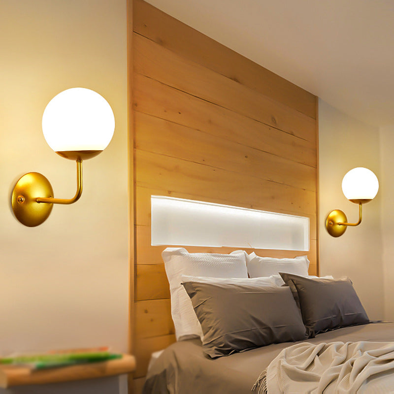 Nordic Style Metal Vanity Light Ball Shape Vanity Lamp for Shower Room