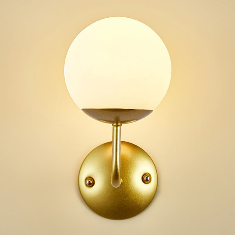 Nordic Style Metal Vanity Light Ball Shape Vanity Lamp for Shower Room
