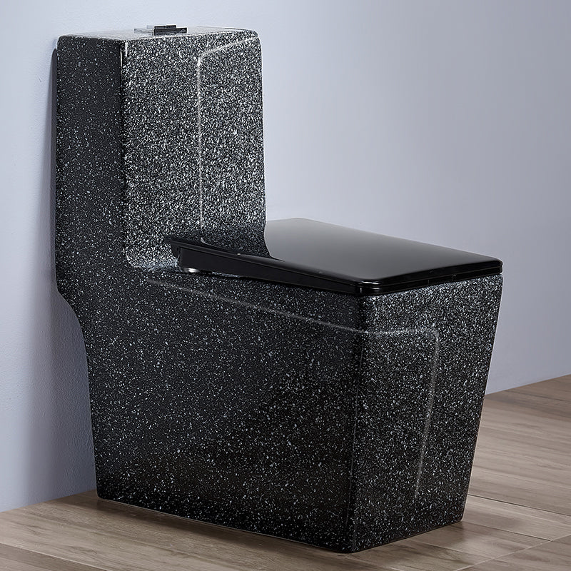 Traditional Flush Toilet Floor Mounted Siphon Jet Toilet Porcelain Bowl