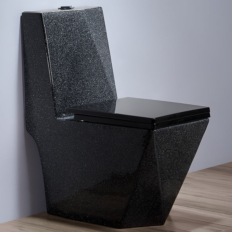 Traditional Flush Toilet Floor Mounted Siphon Jet Toilet Porcelain Bowl