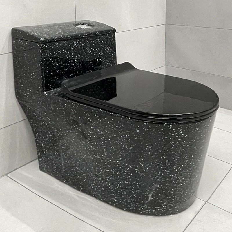 Traditional Flush Toilet Floor Mounted Siphon Jet Toilet Porcelain Bowl