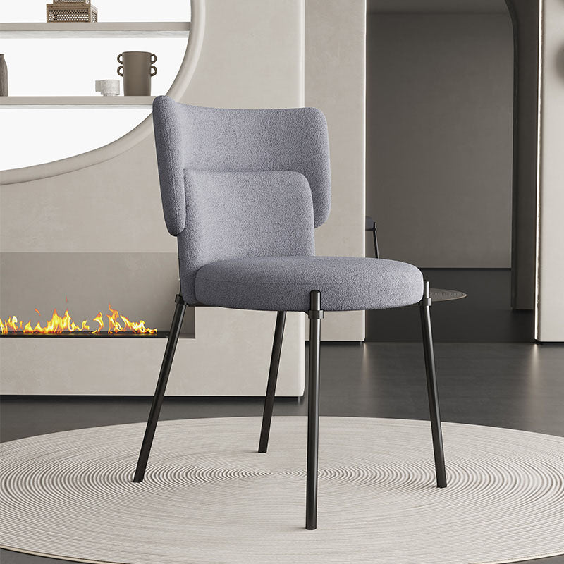 Fabric Dining Room Chairs Modern Style Parsons Armless Chair