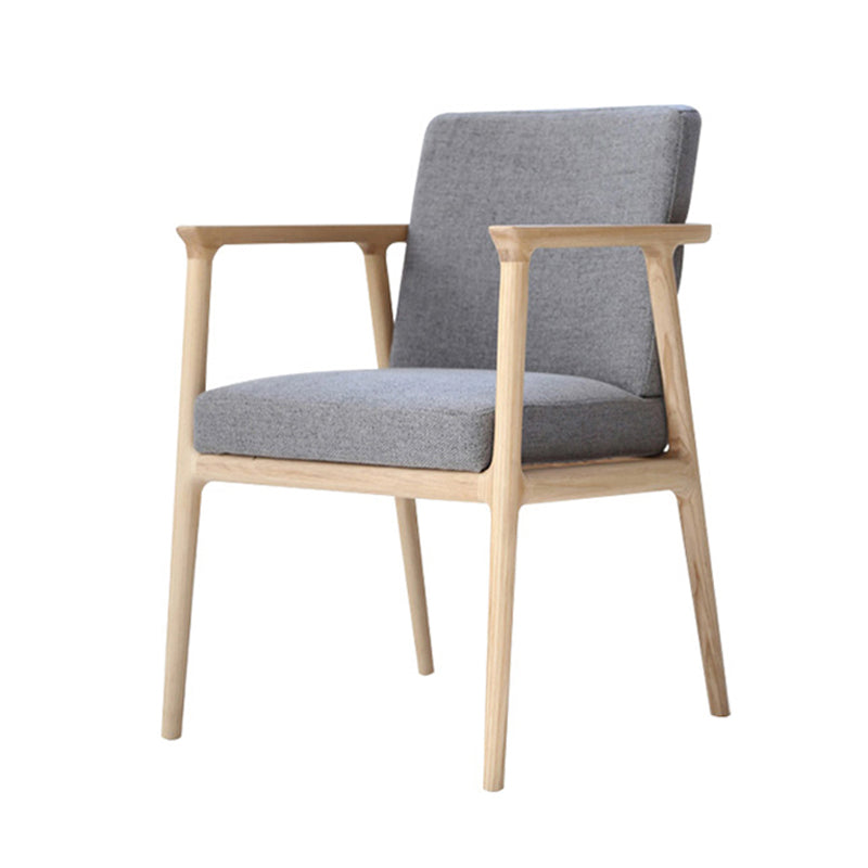 Solid Wood Dinette Set Modern Style 1/4/5/6 Pcs Dining Set with Rectangle Table