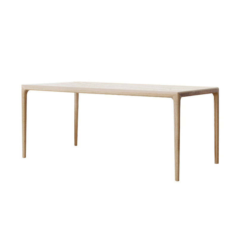 Solid Wood Dinette Set Modern Style 1/4/5/6 Pcs Dining Set with Rectangle Table