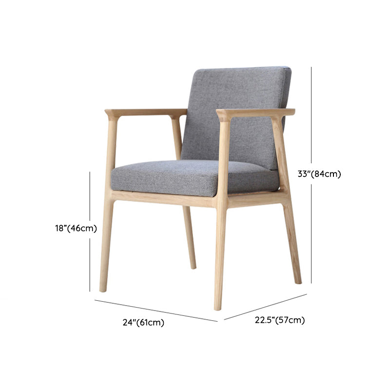 Solid Wood Dinette Set Modern Style 1/4/5/6 Pcs Dining Set with Rectangle Table