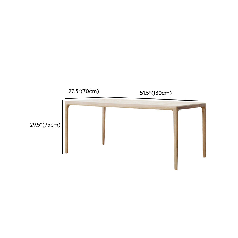 Solid Wood Dinette Set Modern Style 1/4/5/6 Pcs Dining Set with Rectangle Table