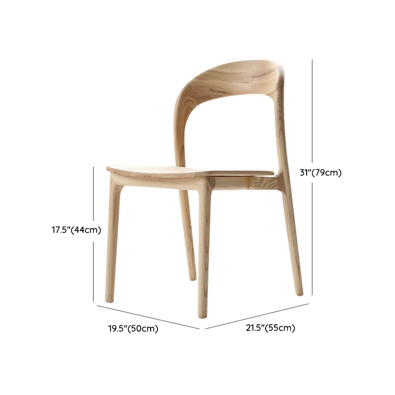 Solid Wood Dinette Set Modern Style 1/4/5/6 Pcs Dining Set with Rectangle Table