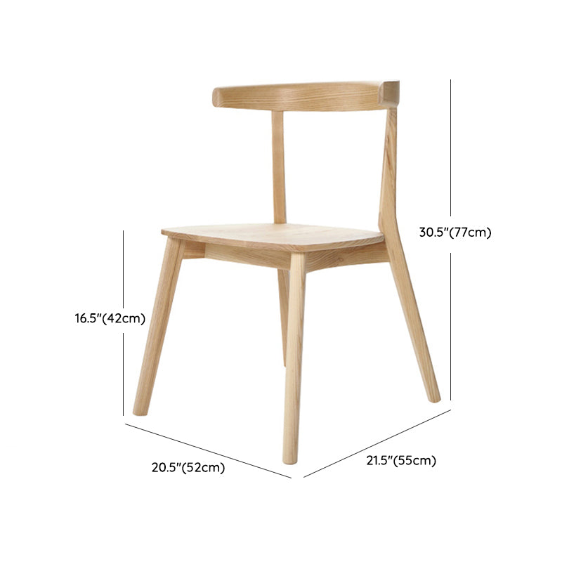 Solid Wood Dinette Set Modern Style 1/4/5/6 Pcs Dining Set with Rectangle Table