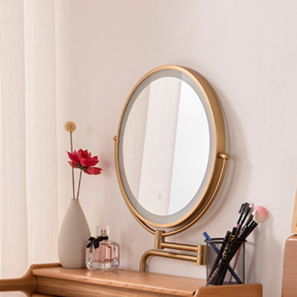 Modern Mirrored Glass Drawers Make-up Vanity with Storage for Bedroom