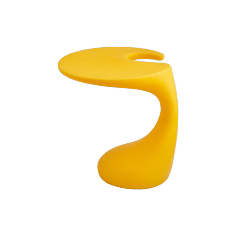 Naturally Shaped Accent Side Table Plastic C Side Table Side End Snack Table