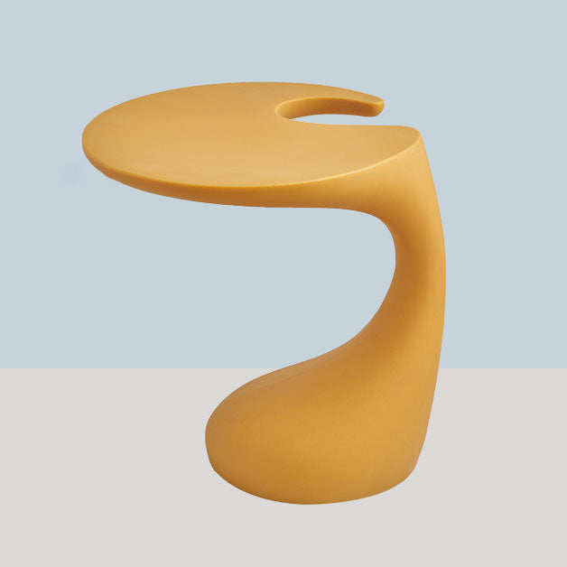 Naturally Shaped Accent Side Table Plastic C Side Table Side End Snack Table