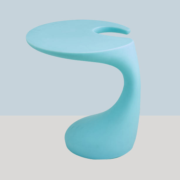 Naturally Shaped Accent Side Table Plastic C Side Table Side End Snack Table
