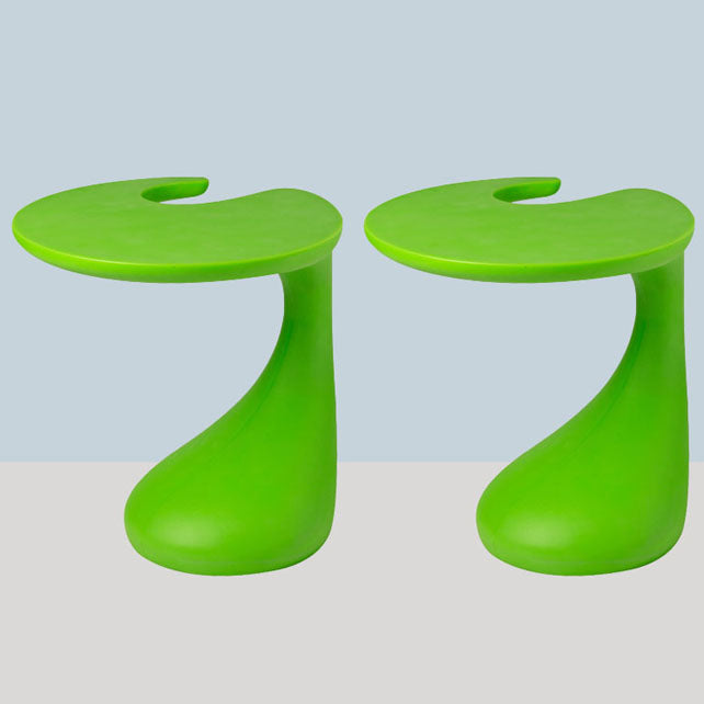 Naturally Shaped Accent Side Table Plastic C Side Table Side End Snack Table