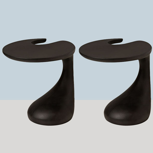 Naturally Shaped Accent Side Table Plastic C Side Table Side End Snack Table