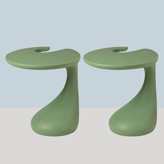Naturally Shaped Accent Side Table Plastic C Side Table Side End Snack Table