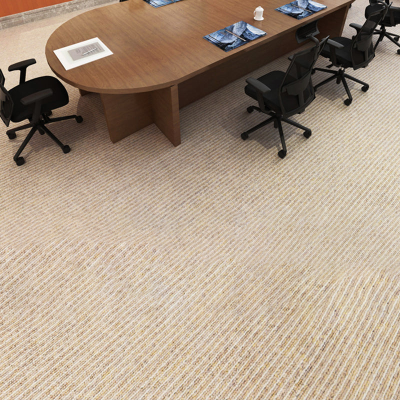 Office Room Carpet Tiles Solid Color Level Loop Square Carpet Tiles