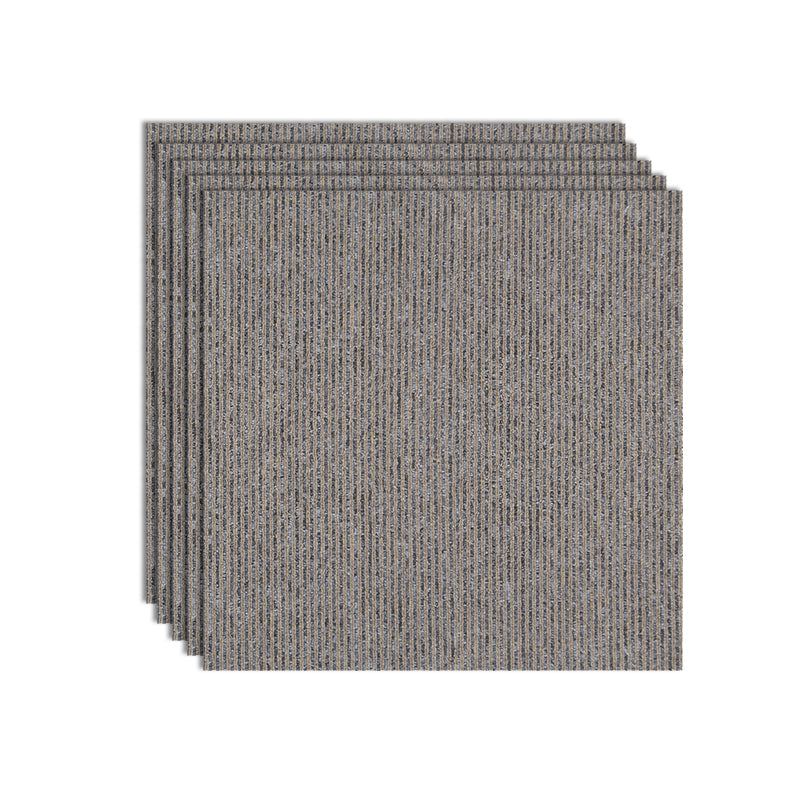 Office Room Carpet Tiles Solid Color Level Loop Square Carpet Tiles