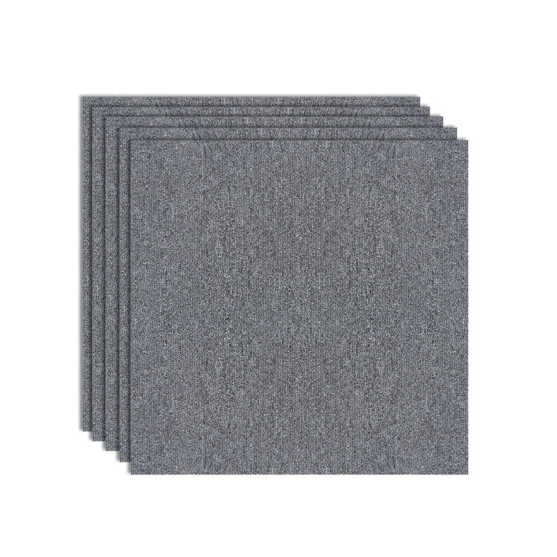 Office Room Carpet Tiles Solid Color Level Loop Square Carpet Tiles