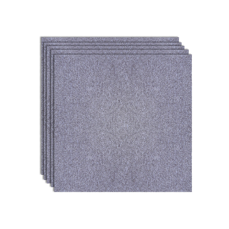 Office Room Carpet Tiles Solid Color Level Loop Square Carpet Tiles