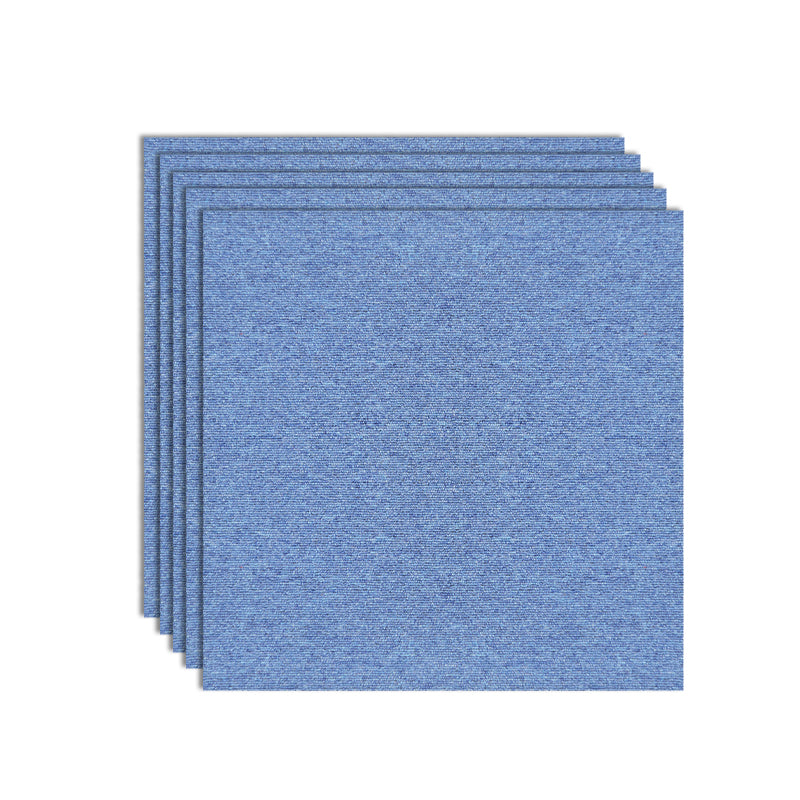 Office Room Carpet Tiles Solid Color Level Loop Square Carpet Tiles